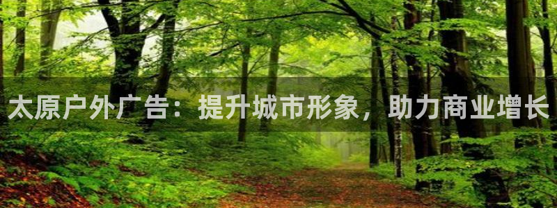 杏宇平台代理怎么样：太原户外广告：提升城市形象，助力商业增长