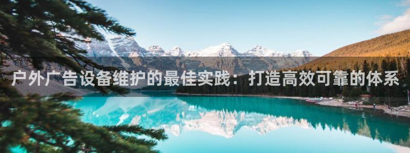 杏宇平台是什么：户外广告设备维护的最佳实践：打造高效可靠的体系