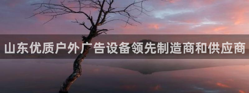 杏宇平台怎么样：山东优质户外广告设备领先制造商和供应商