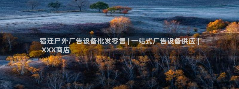 杏宇平台代理怎么赚钱的：宿迁户外广告设备批发零售 | 一站式广告设备供应 |
 XXX商店