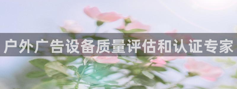 杏宇平台客服：户外广告设备质量评估和认证专家