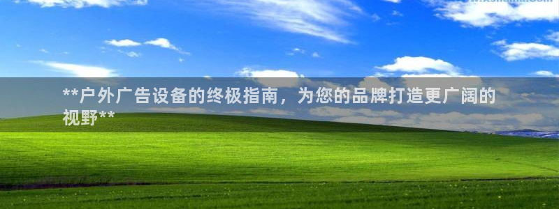 杏宇平台提现为什么这么久呢：**户外广告设备的终极指南，为您的品牌打造更广阔的
视野**