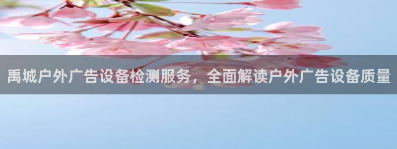 杏宇平台怎么样赚钱：禹城户外广告设备检测服务，全面解读户外广告设备质量