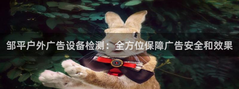 杏宇平台招商：邹平户外广告设备检测：全方位保障广告安全和效果