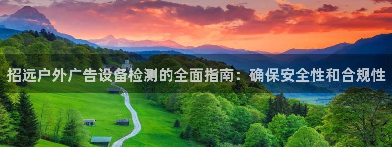 杏宇平台客服：招远户外广告设备检测的全面